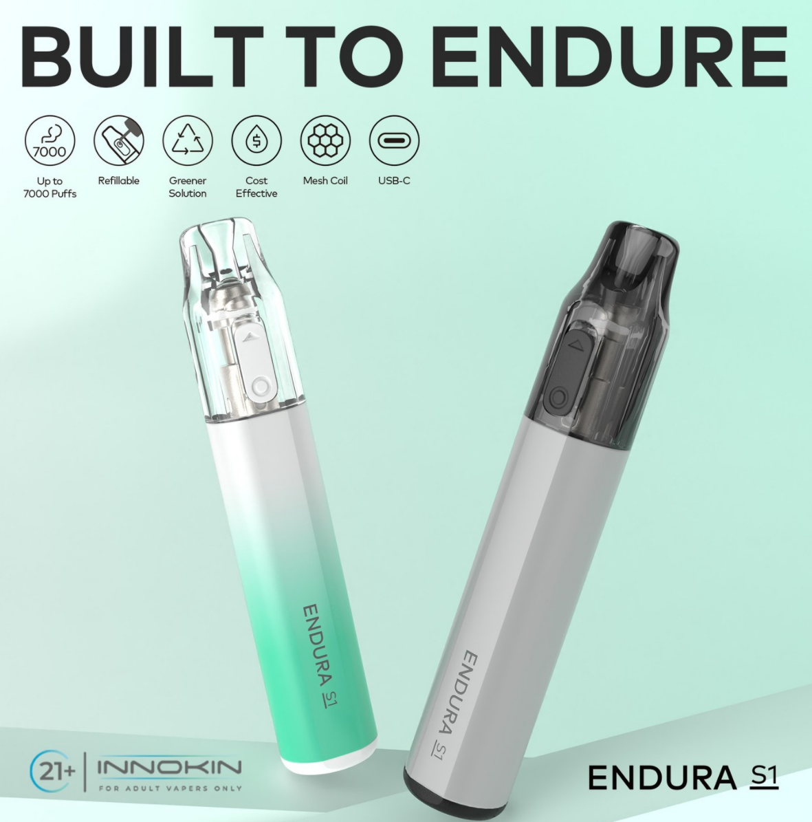 INNOKIN released the New Refillable AIO Pod Endura S1