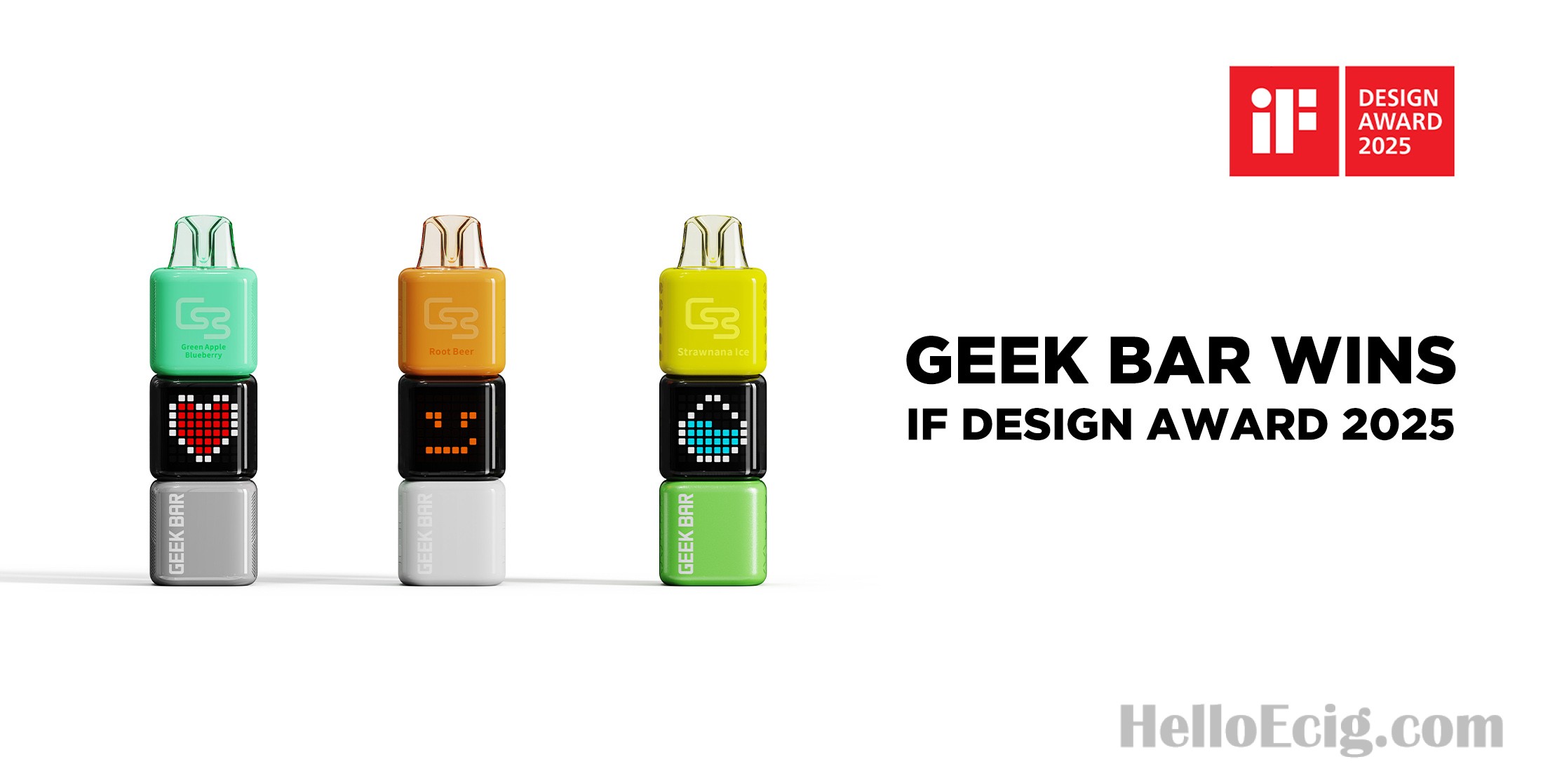 Geek Bar Wins the 2025 iF DESIGN AWARD for Two Innovative Concept Products